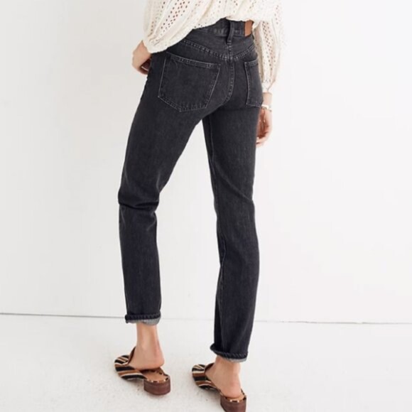 Madewell The Perfect Vintage Jean in Roxstone Wash: Knee-Rip Edition Size 25 - Picture 5 of 9